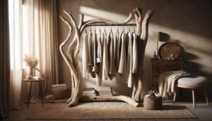 driftwood clothing rack