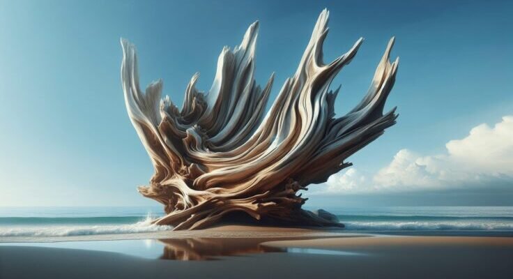 driftwood installation