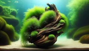 java moss on driftwood 1