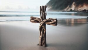driftwood cross diy 1