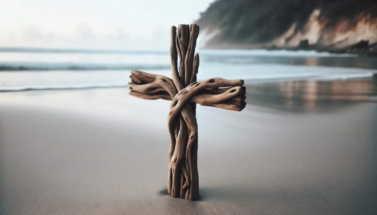 driftwood cross diy 1