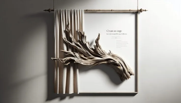 driftwood curtain pole 1