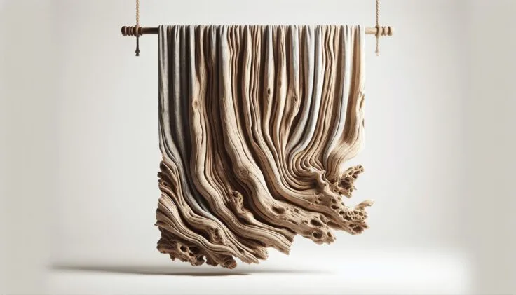 driftwood curtain rod ideas