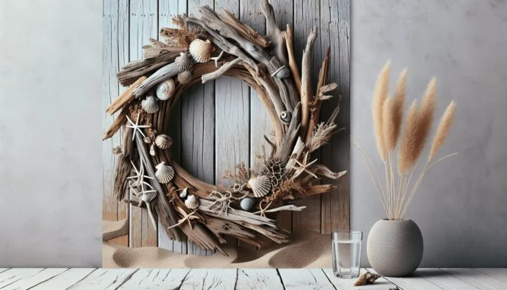 driftwood door wreath