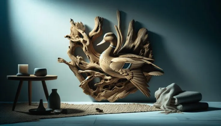 driftwood duck mount