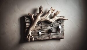 driftwood key holder diy 1