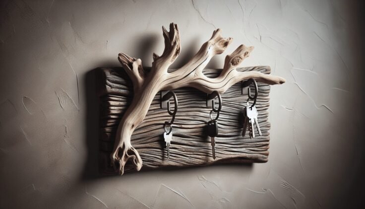 Driftwood Key Holder Diy Driftwood Key Holder Diy