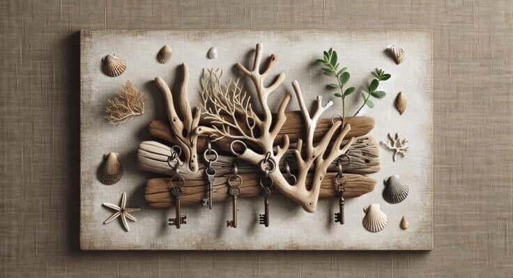 driftwood key rack 1