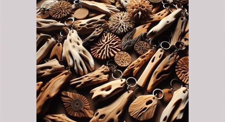 driftwood keychain ideas