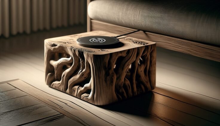 Keane Driftwood Charging Nightstand Keane Driftwood Charging Nightstand