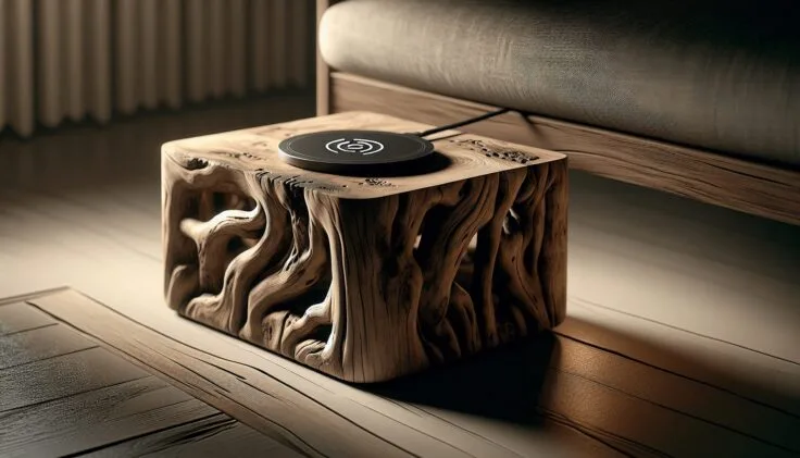 Keane Driftwood Charging Nightstand Keane Driftwood Charging Nightstand