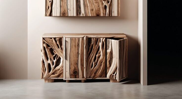 rethunk junk kitchen cabinets driftwood 1