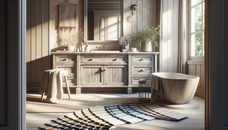 Compatible Paint Color Eith Driftwood Grey Vanity