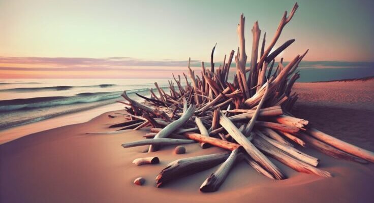 driftwood beach elopement