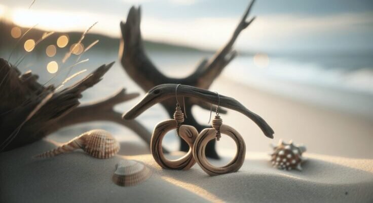 driftwood earrings diy 1