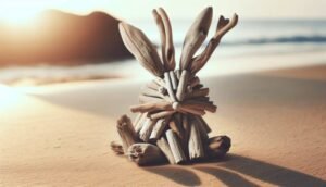 driftwood easter bunny 1