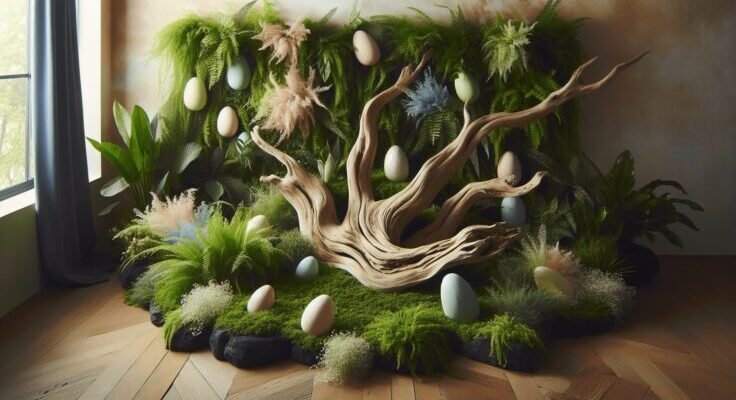 driftwood easter decor 1