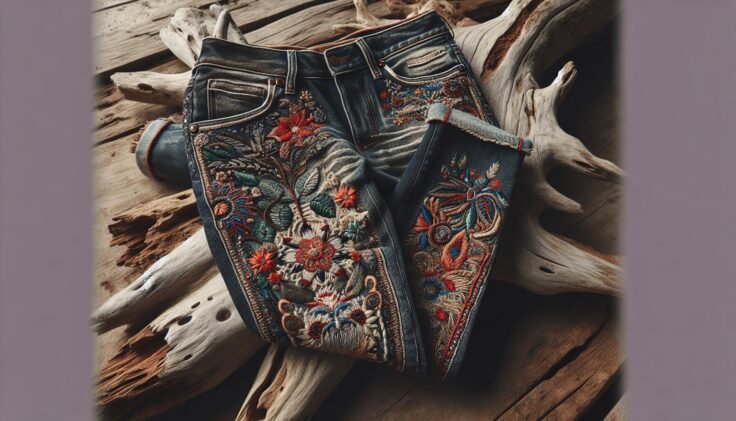 Driftwood Embroidered Jeans Driftwood Embroidered Jeans