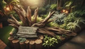driftwood garden edge 1