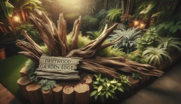 driftwood garden edge 1