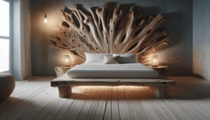 driftwood king bed