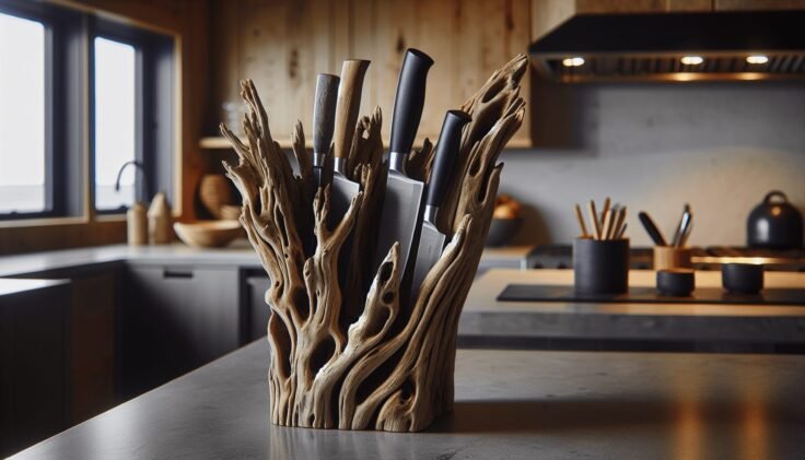 Driftwood Knife Holder Driftwood Knife Holder