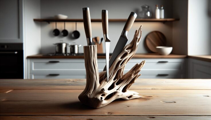Driftwood Knife Holder Driftwood Knife Holder