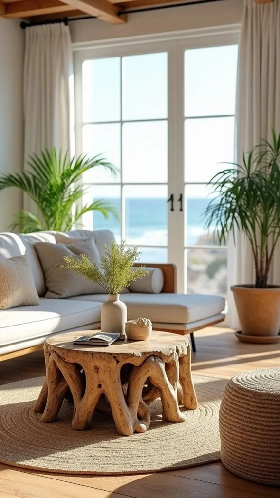 driftwood inspired furniture design