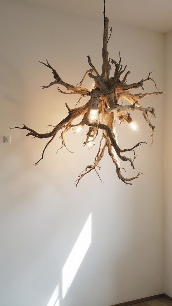 driftwood inspired lighting designs
