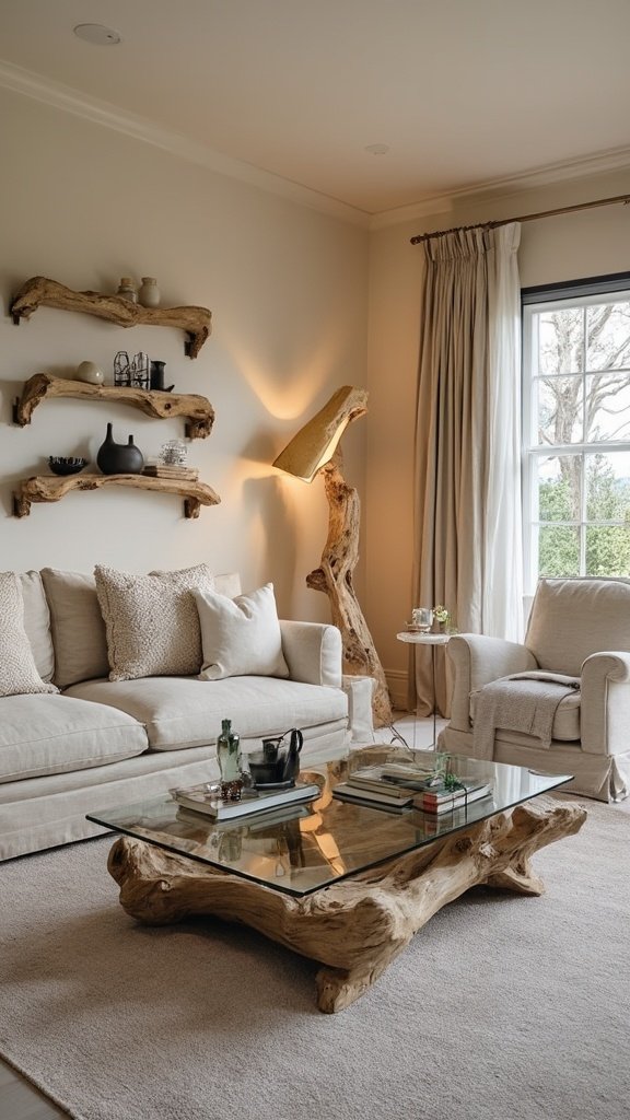 driftwood inspired natural furniture designs