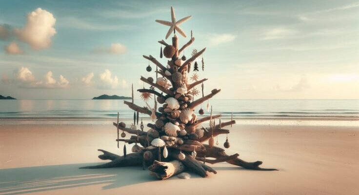 dyi driftwood christmas tree