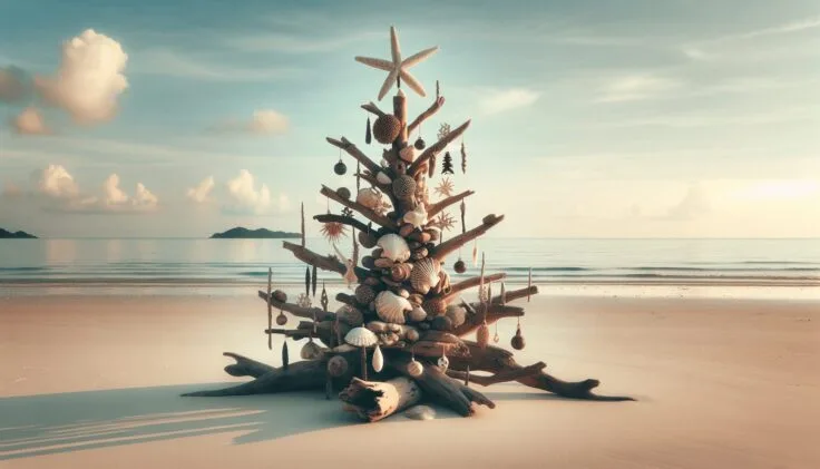 dyi driftwood christmas tree
