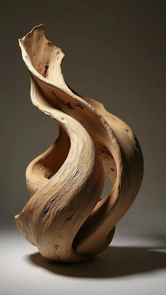 dynamic driftwood movement art