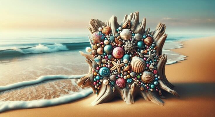 embellished driftwood