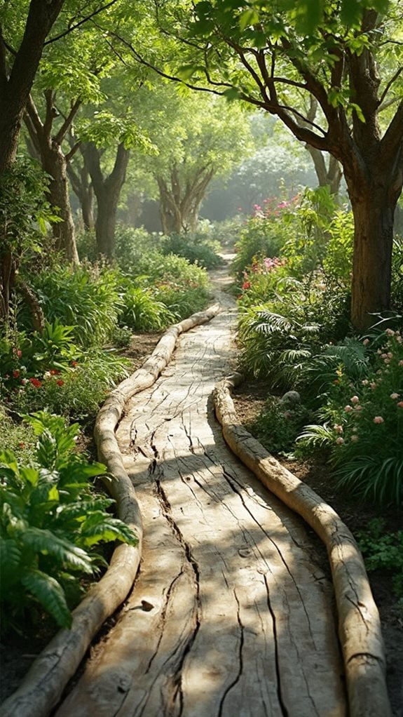natural garden walkways design