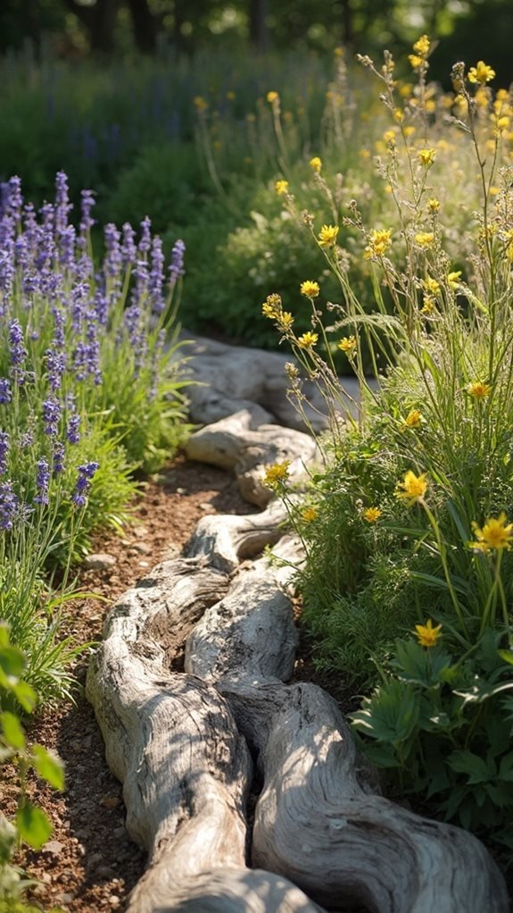 natural landscape border enhancement