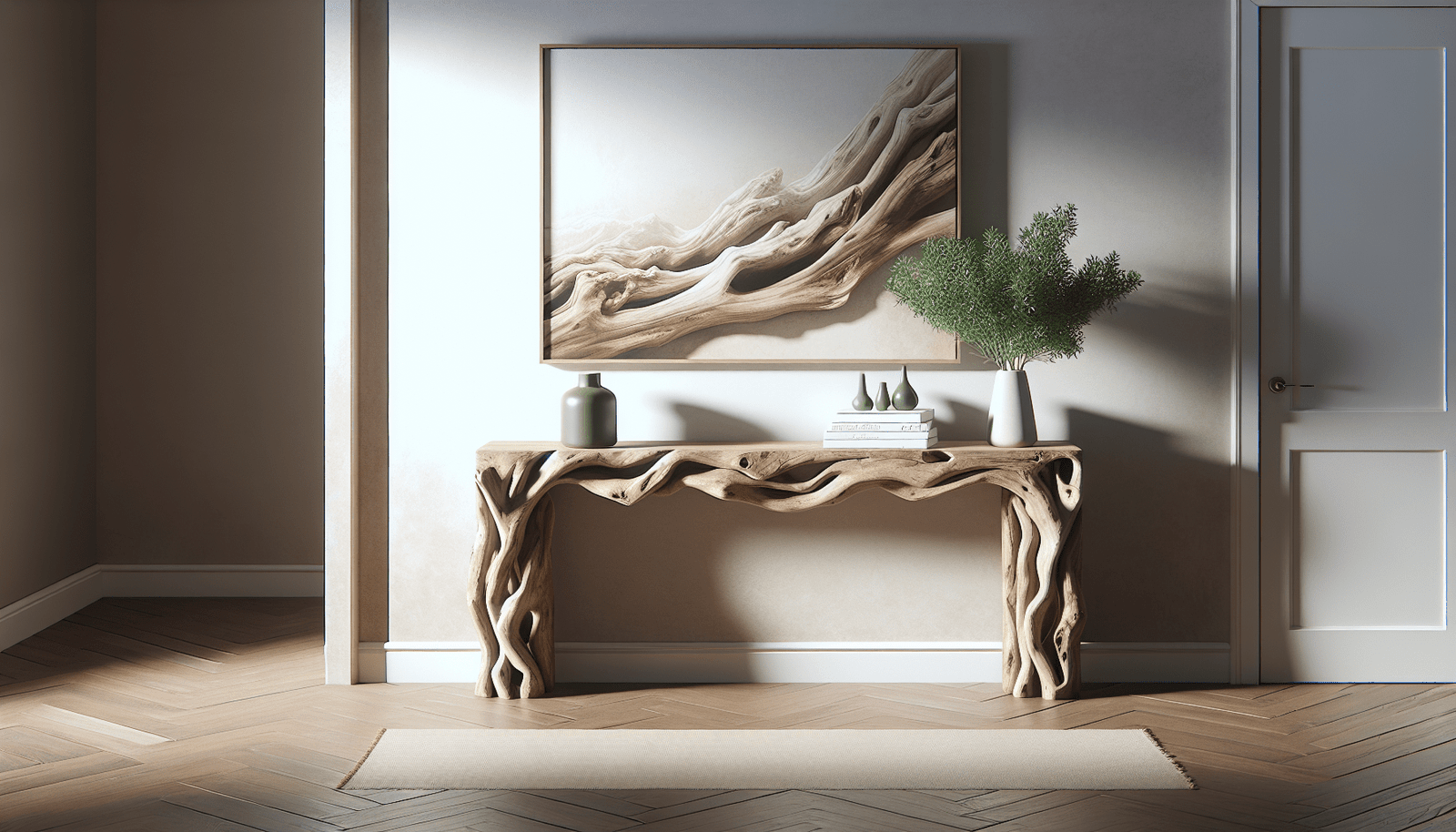 Driftwood Console Table Entryway Driftwood Console Table Entryway