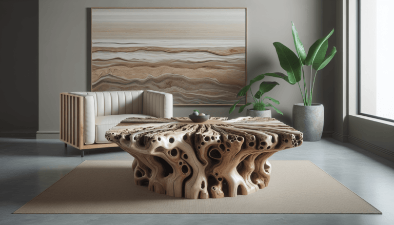 driftwood epoxy coffee table