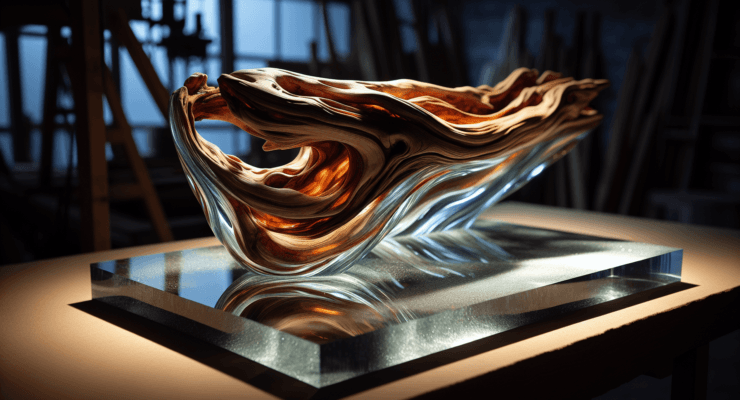 driftwood with epoxy