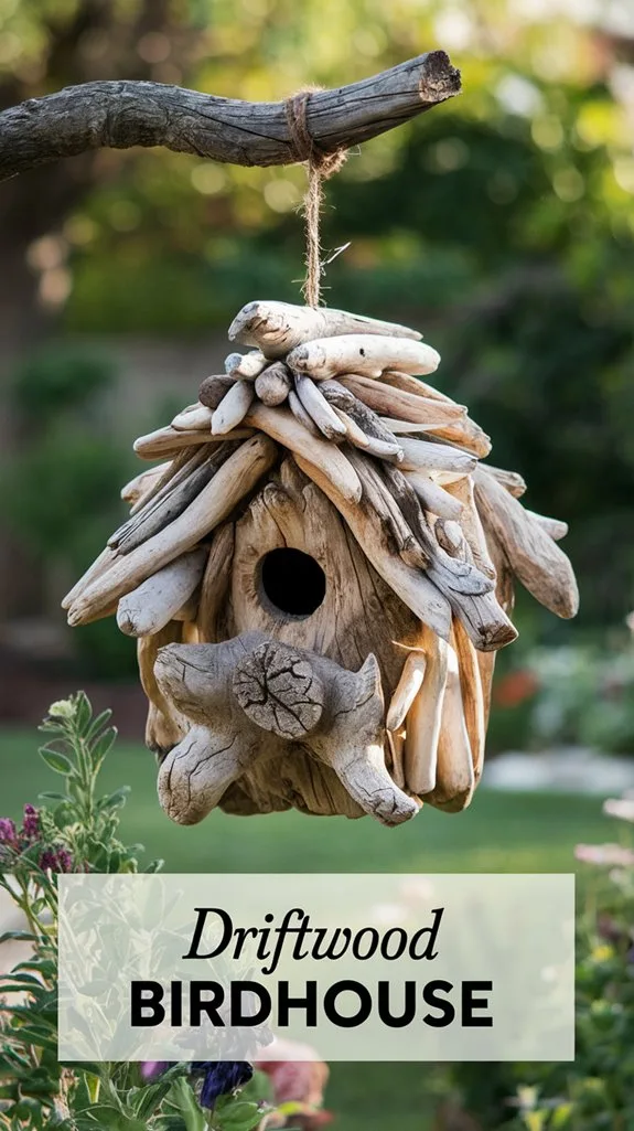 driftwood birdhouse diy project