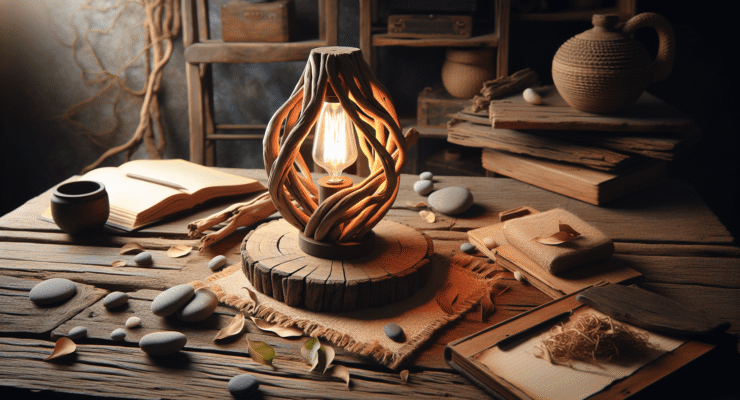 driftwood lamp diy how to make