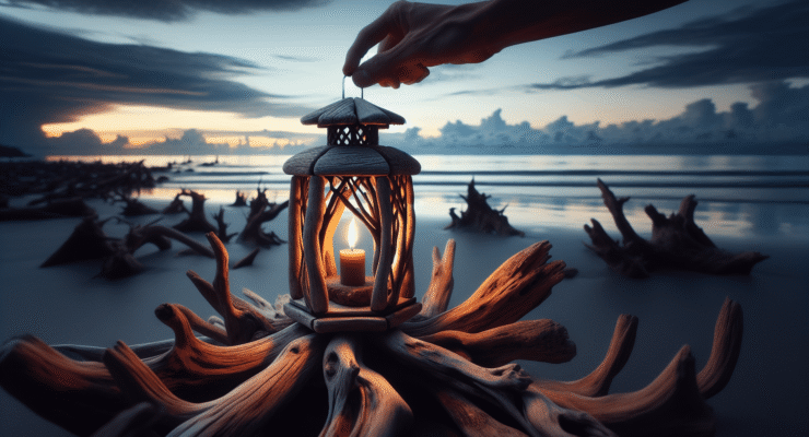 driftwood lantern