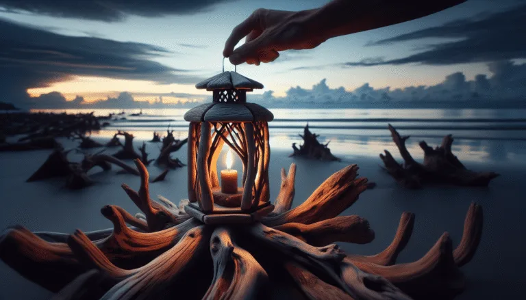 driftwood lantern