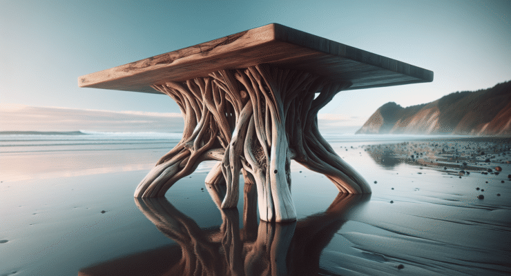 driftwood leg table