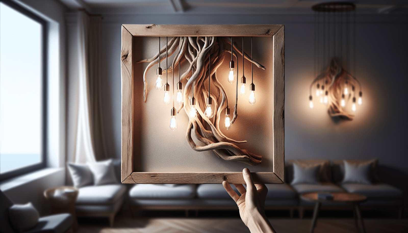 Driftwood Light Fixture Diy Driftwood Light Fixture Diy