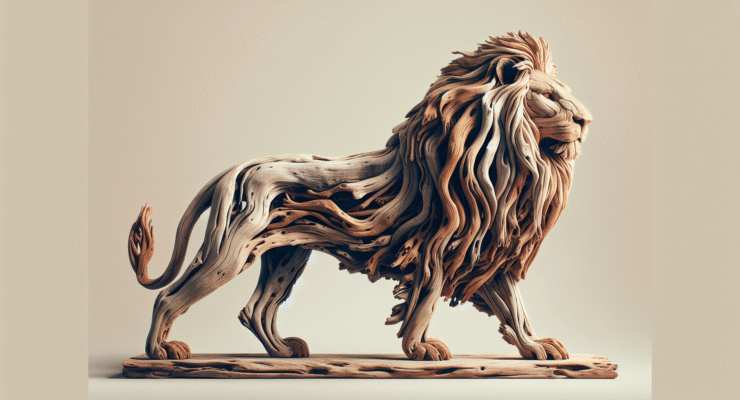 driftwood lion