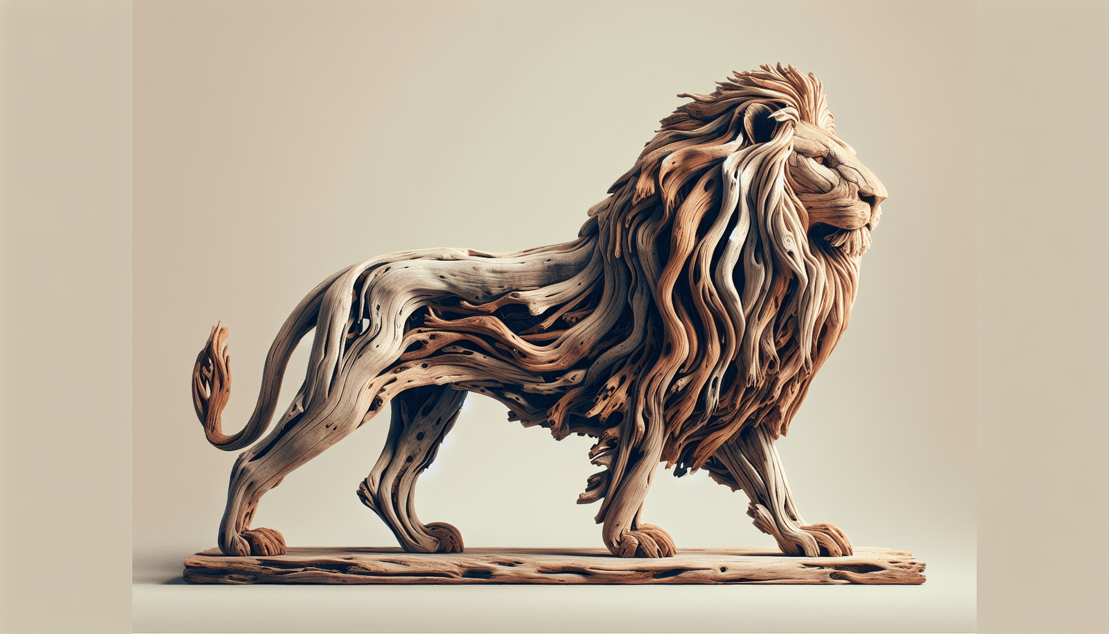 Driftwood Lion Driftwood Lion