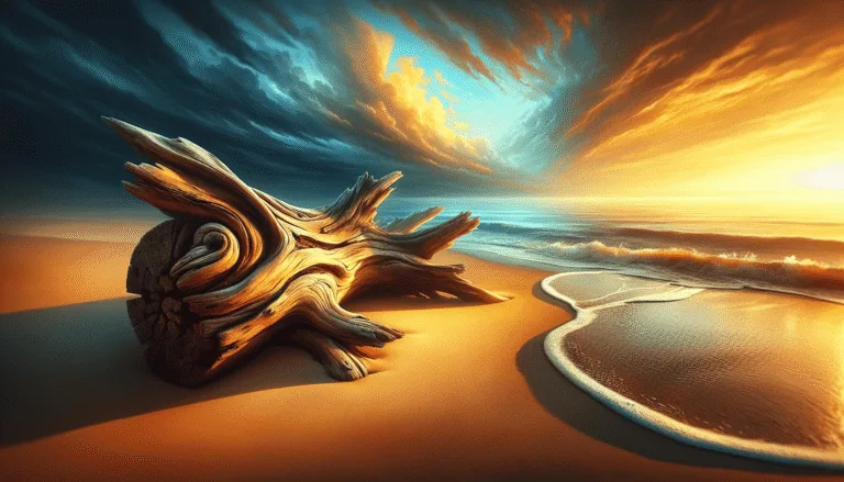 driftwood log