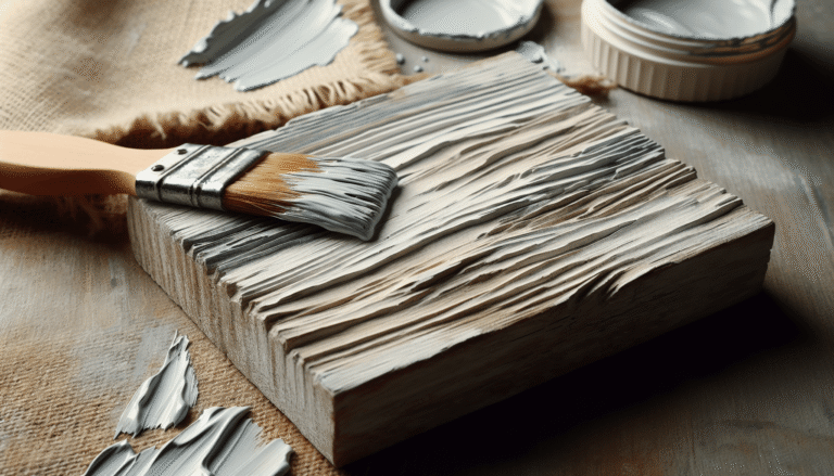 driftwood look with chalk paint