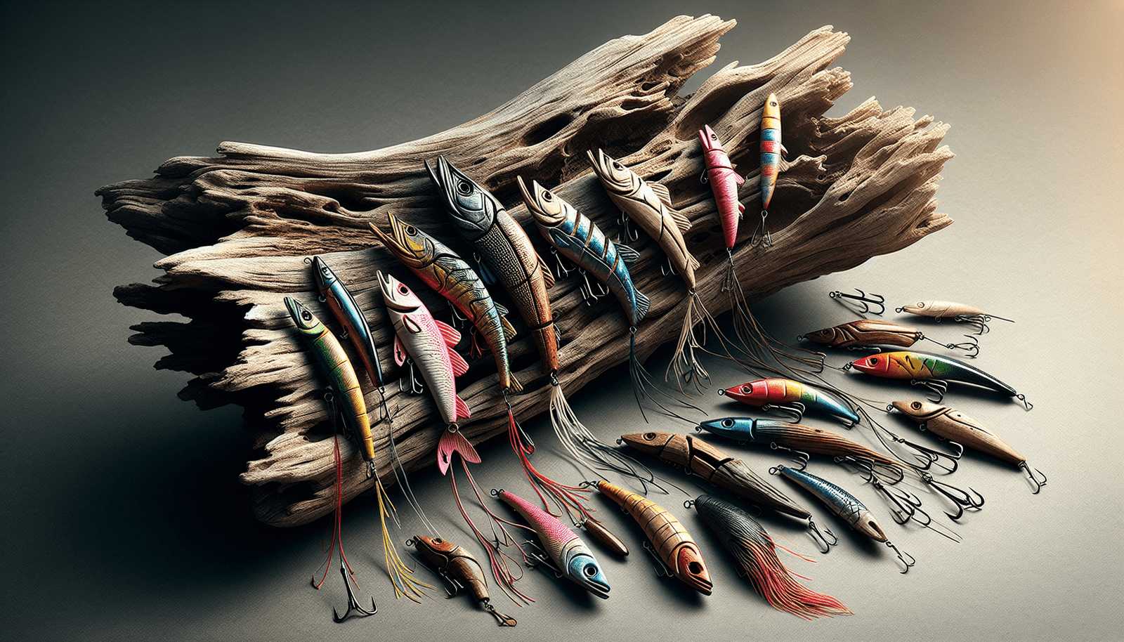 Driftwood Lure Display Driftwood Lure Display
